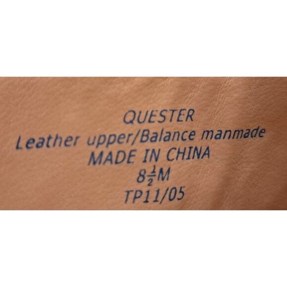 Villager Women's 8.5 White Slip-On Leather Heeled Sandals Adjustable Buckle FLAW - Picture 10 of 11